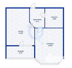 1-к квартира, вторичка, 39м2, 18/19 этаж