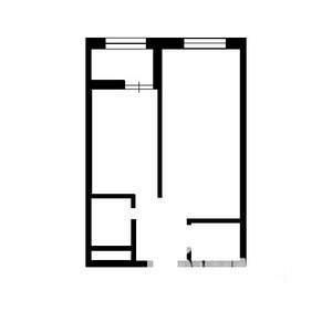 1-к квартира, вторичка, 40м2, 2/24 этаж