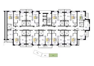 1-к квартира, вторичка, 45м2, 7/15 этаж