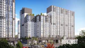 1-к квартира, строящийся дом, 40м2, 18/21 этаж