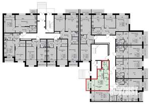 Студия квартира, строящийся дом, 31м2, 1/3 этаж