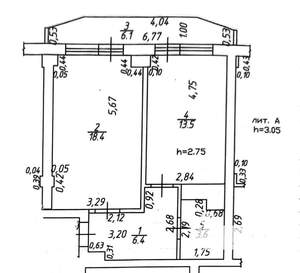 1-к квартира, вторичка, 42м2, 14/16 этаж
