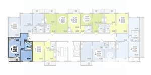 2-к квартира, вторичка, 44м2, 3/16 этаж