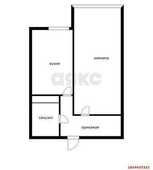 1-к квартира, вторичка, 36м2, 2/24 этаж