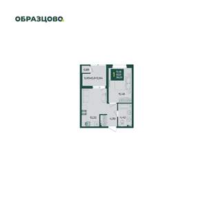 1-к квартира, вторичка, 36м2, 2/18 этаж