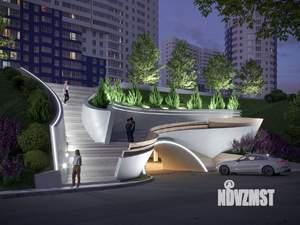 2-к квартира, строящийся дом, 77м2, 16/18 этаж