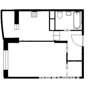 1-к квартира, вторичка, 35м2, 12/16 этаж