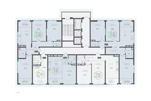 2-к квартира, вторичка, 66м2, 9/24 этаж