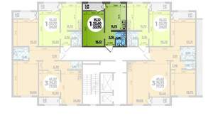 Студия квартира, вторичка, 34м2, 4/17 этаж