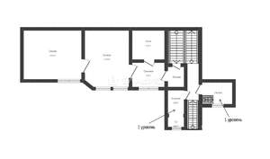 2-к квартира, вторичка, 38м2, 2/2 этаж