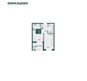1-к квартира, вторичка, 39м2, 11/18 этаж