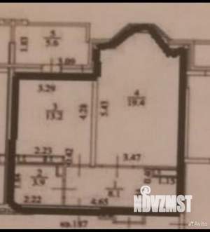 1-к квартира, вторичка, 45м2, 9/14 этаж