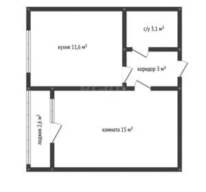1-к квартира, вторичка, 33м2, 7/16 этаж