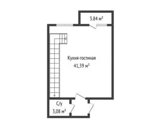 2-к квартира, вторичка, 78м2, 5/5 этаж