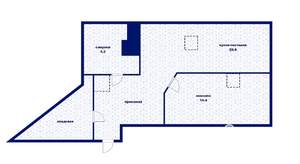 1-к квартира, вторичка, 51м2, 18/18 этаж