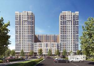 3-к квартира, строящийся дом, 79м2, 23/23 этаж