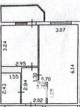 1-к квартира, вторичка, 35м2, 8/16 этаж