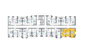 2-к квартира, вторичка, 52м2, 14/16 этаж