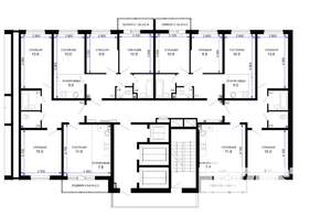 2-к квартира, строящийся дом, 64м2, 14/24 этаж