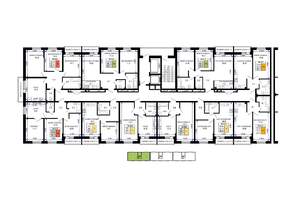 3-к квартира, строящийся дом, 56м2, 2/16 этаж