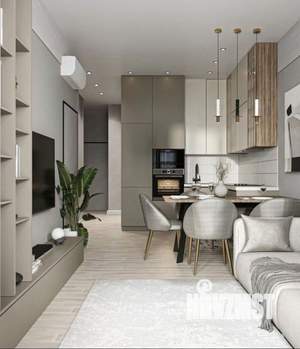 1-к квартира, вторичка, 43м2, 12/18 этаж