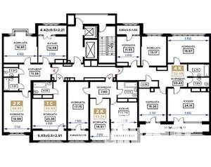 4-к квартира, строящийся дом, 123м2, 9/25 этаж