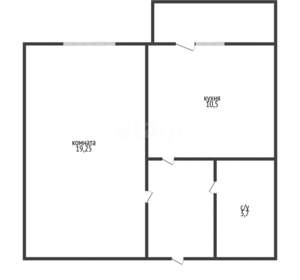 1-к квартира, вторичка, 37м2, 2/16 этаж