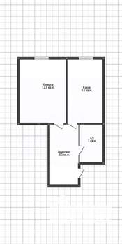 1-к квартира, вторичка, 31м2, 1/9 этаж