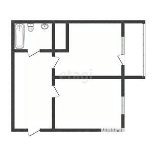 1-к квартира, вторичка, 44м2, 3/17 этаж