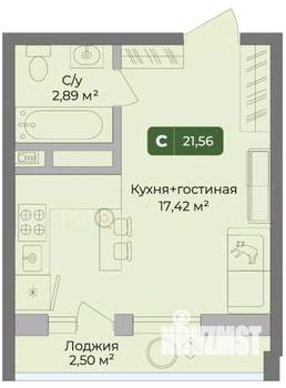 Студия квартира, вторичка, 22м2, 7/10 этаж