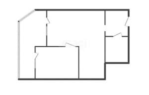 2-к квартира, вторичка, 47м2, 16/24 этаж
