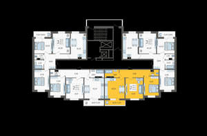 2-к квартира, вторичка, 58м2, 3/12 этаж