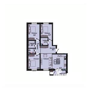 3-к квартира, вторичка, 94м2, 2/18 этаж