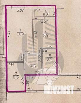 1-к квартира, вторичка, 43м2, 18/24 этаж