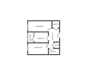 2-к квартира, вторичка, 59м2, 19/25 этаж