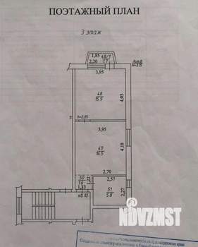 1-к квартира, вторичка, 40м2, 3/4 этаж
