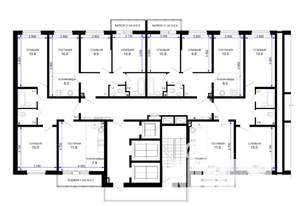 2-к квартира, строящийся дом, 64м2, 4/24 этаж