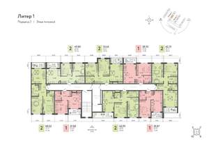2-к квартира, вторичка, 55м2, 2/9 этаж