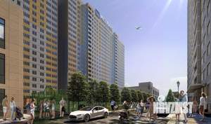 1-к квартира, строящийся дом, 38м2, 8/22 этаж