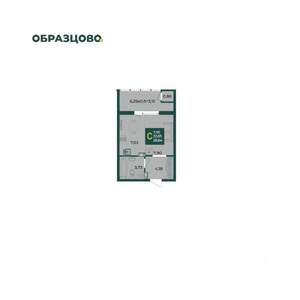 Студия квартира, вторичка, 27м2, 4/18 этаж