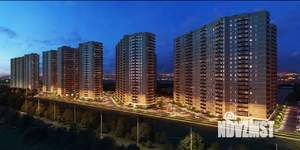 2-к квартира, строящийся дом, 64м2, 17/24 этаж