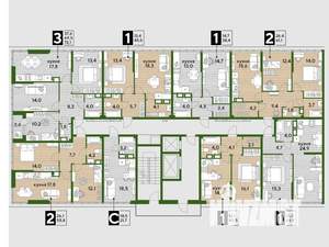 2-к квартира, вторичка, 61м2, 16/16 этаж
