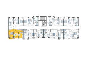 2-к квартира, вторичка, 52м2, 13/16 этаж