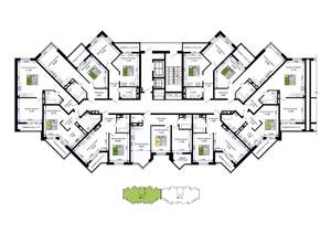 1-к квартира, вторичка, 46м2, 10/12 этаж