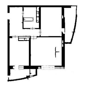 2-к квартира, вторичка, 62м2, 2/16 этаж