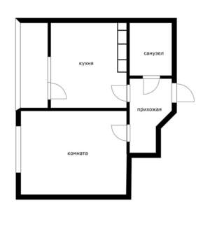 1-к квартира, вторичка, 35м2, 12/18 этаж