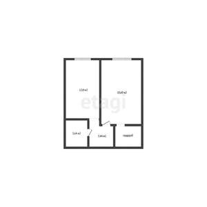 1-к квартира, вторичка, 35м2, 18/24 этаж