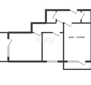 2-к квартира, вторичка, 61м2, 11/24 этаж