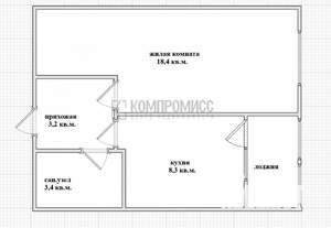 1-к квартира, вторичка, 35м2, 6/18 этаж