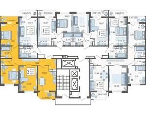 3-к квартира, вторичка, 79м2, 4/23 этаж